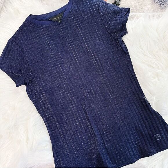 ᴇᴜᴄ ᴛᴇᴅ ʙᴀᴋᴇʀ ꜱʜɪᴍᴍᴇʀʏ ᴄʀᴇᴡɴᴇᴄᴋ ᴍᴇꜱʜ ꜰᴀʙʀɪᴄ ᴛᴇᴇ - Picture 3 of 17